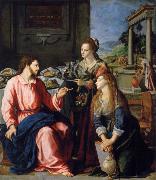 ALLORI Alessandro Museum art historic Christ with Maria and Marta china oil painting artist